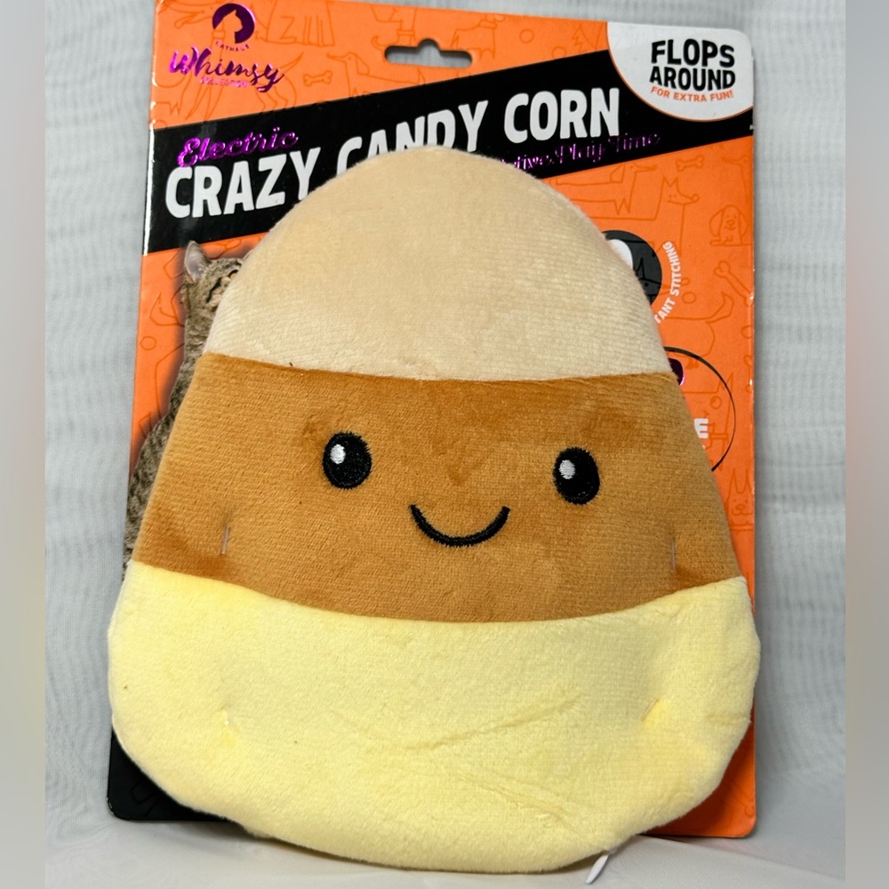 Whimsy Crazy Candy Corn Plush Toy